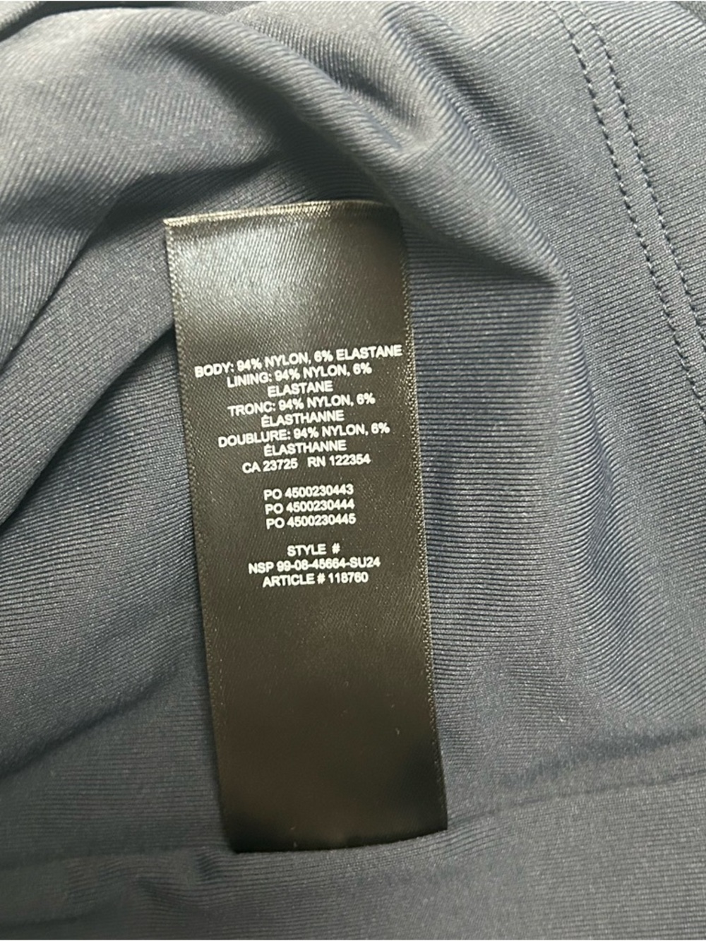 Aritzia Contour Dress Blue XL - Picture 12 of 13